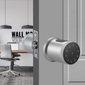 3005 Biztonsági intelligens ajtózár, ujjlenyomatú ajtózár Kulcsnélküli, bejárati ajtózár billentyűzet intelligens ajtógombokkal