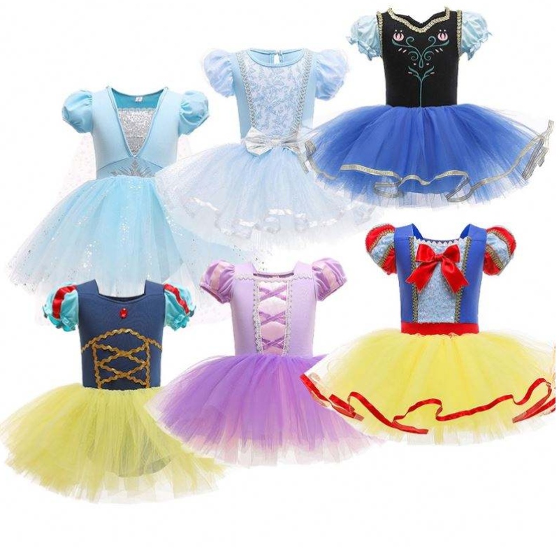 Gyerekek Elsa Anna Rapunzel Hófehérke Tutu ruha hercegnő jelmez gyerekek Girl Performance Dance Balett Balett Bail Girls ruha