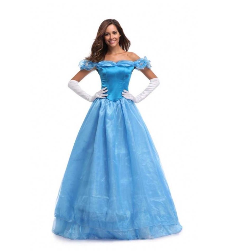 Film szépség és a Beast Belle hercegnő ruha cosplay jelmezek felnőttnőinői Halloween Party Canonicals képzeletbeli jelmez