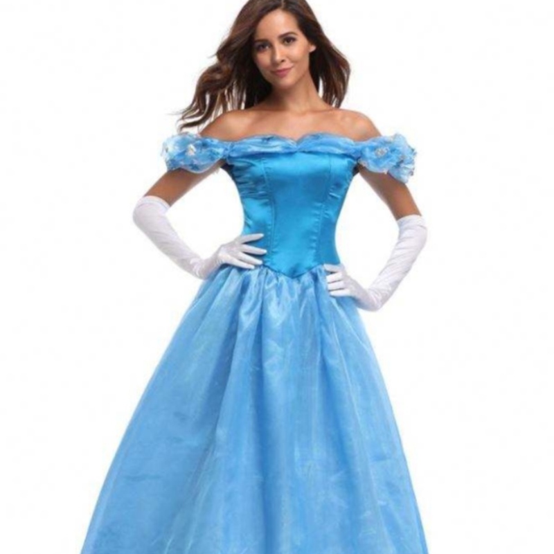 Film szépség és a Beast Belle hercegnő ruha cosplay jelmezek felnőttnőinői Halloween Party Canonicals képzeletbeli jelmez