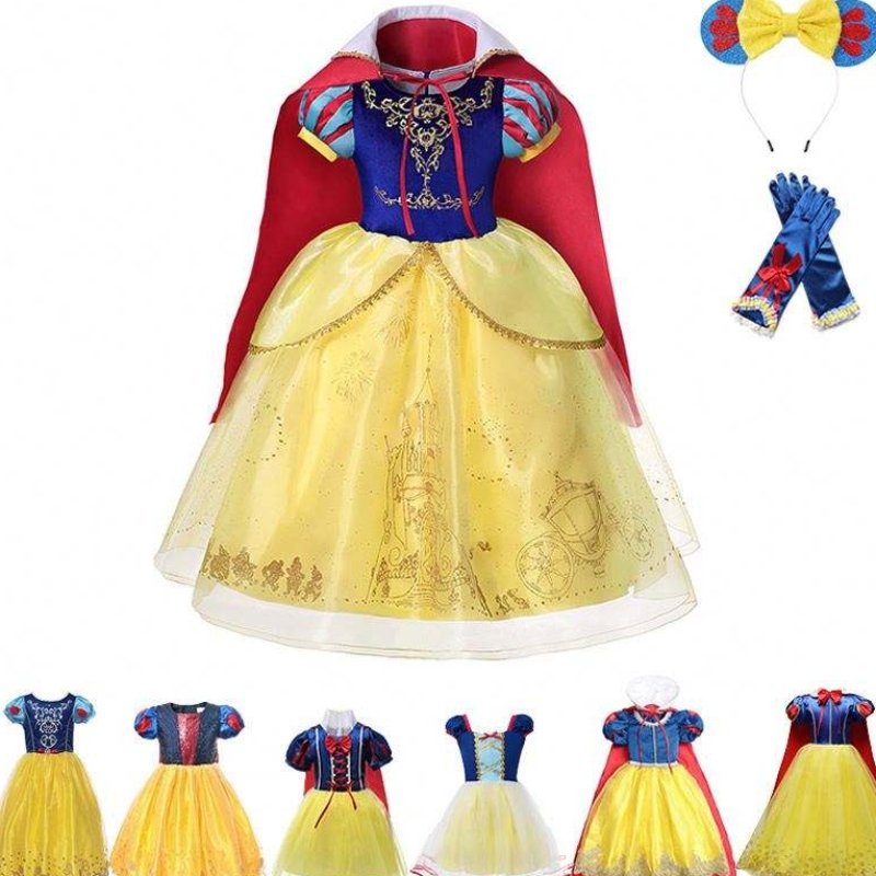Lányok Hófehérke ruha gyerekek hercegnő öltözködnek jelmezek kisgyermek Hófehérke és Huntsman divatos ruházati karácsonyi ruhák