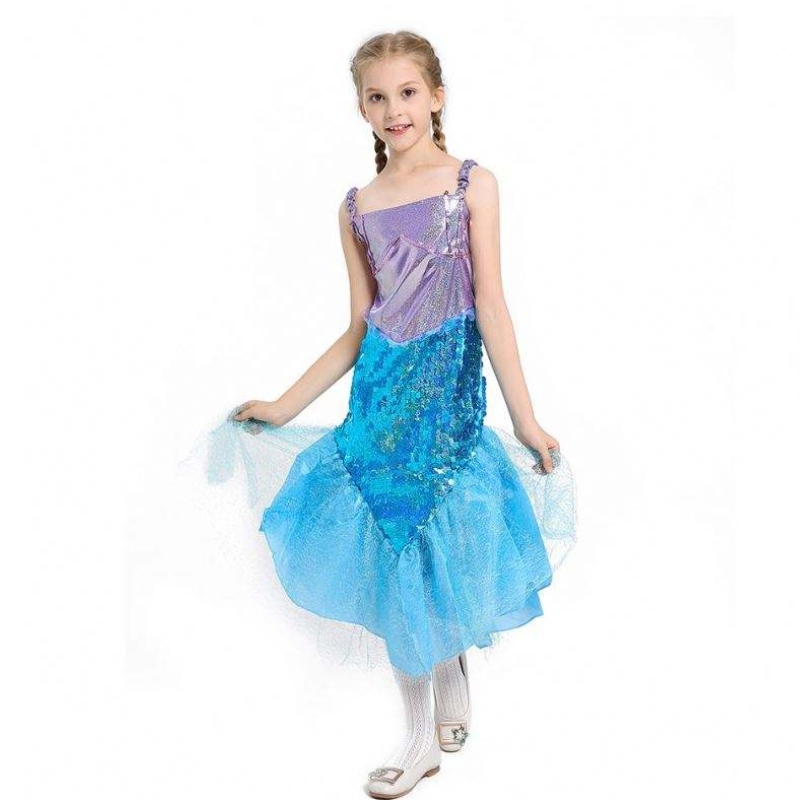 Lányok kis sellő Ariel hercegnő ruha cosplay jelmezek gyerekeknek kislány sellő öltözködés gyermekek Halloween ruházat