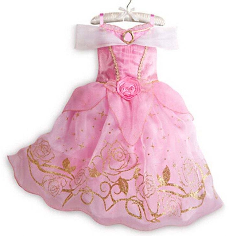 Gyerek hercegnő ruha lánynyári divatos buli ruhák gyerekek rapunzel alvó szépség karácsonyi karneváli jelmez