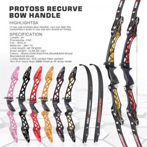 ELONGARROW 68 hüvelykes/70inch ET-11 ILF Recurve íjász íj a versenyre