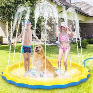felfújható sprinkler szőnyeg kedvtelésből tartott gyerekek splash pad