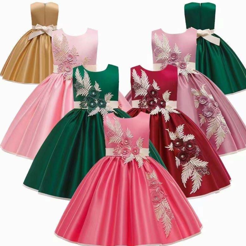 Baige gyerekek butik ruhák lányok ruha új design tavaszi ruha öltönyök kislányok születésnapi party esküvői ruha