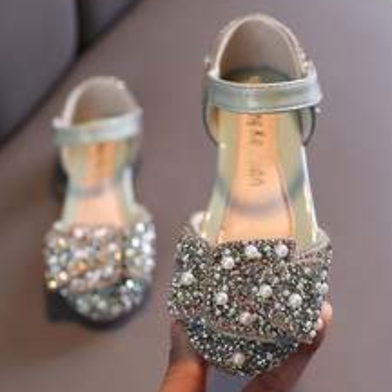 2021 új divatgyémánt gyerekek szandál cipő flitteres kislány alkalmi pu gyerekek cipő
