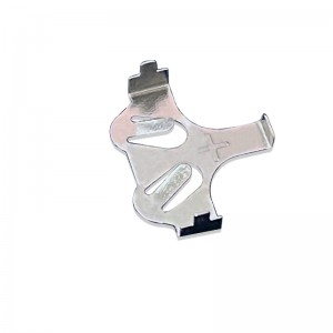 Gomb cella CR2032 akkumulátor tartó precíziósnikkel bevonatú akkumulátor stabil 3v 0,25 mm