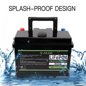 LFP napelemes akkumulátor 12v 80ah Lifepo4 akkumulátor lítiumion akkumulátor