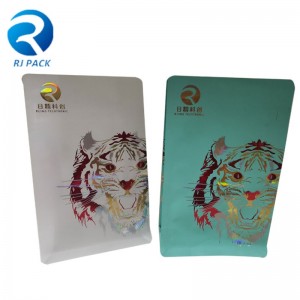 Zseb cipzár lapos alsó táskák UV -bélyegzéssel