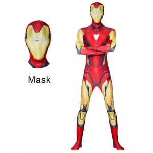 Halloween Ironman jelmez felnőtt gyerekekkel Endgame szuperhősök gyerekek jumpsuit jelmez felnőtt gyermek karneváli party