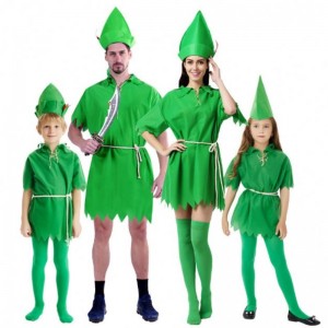 Halloween jelmezek cosplay téma party szülő-gyermek jelmez Peter Pan