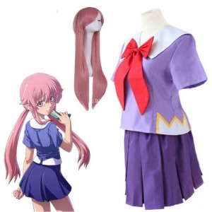 Anime 2. Mirai Gasai Yuno Lolita Sailor cosplay jelmez loli íj rövid szoknya 80 cm -esnők számára