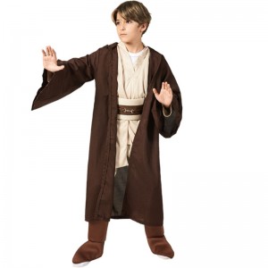 Klasszikus gyermek kapucnis jedi Robe Halloween cosplay jelmez gyerekeknek