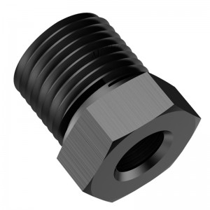1/4 NPT férfi 1/8 NPT női redukáló szerelvény adapter Hex bushing üreges alumínium