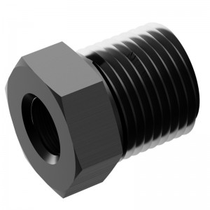1/4 NPT férfi 1/8 NPT női redukáló szerelvény adapter Hex bushing üreges alumínium