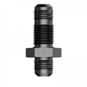 Férfi Bulkhead üzemanyag szerelő adapter Union Alumínium egyenes