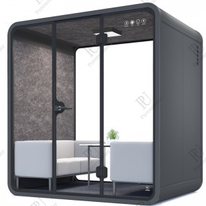 Élő Webcast Pod Akusztikus szoba Telefon Kereskedelmi hordozható Hangszigetelt fülke Meeting Office Pod eladó