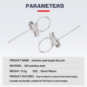 Elongarrow Íjászat célpont Pin rozsdamentes célpont pin