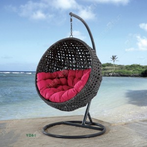 Modern beltéri stílusú hinták függő tojás szék kültéri hinták terasz szőtt rattan hinta kerti szövet függő tojás szék