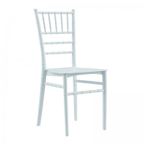 Tiffany Stílus Party műanyag esküvő Egymásra rakható Bérleti Bankett Party PP Szék Bútor Esemény szék