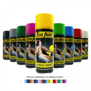 Kiváló minőségű olcsó színű akril aeroszolfesték minta autó graffiti spray -festék