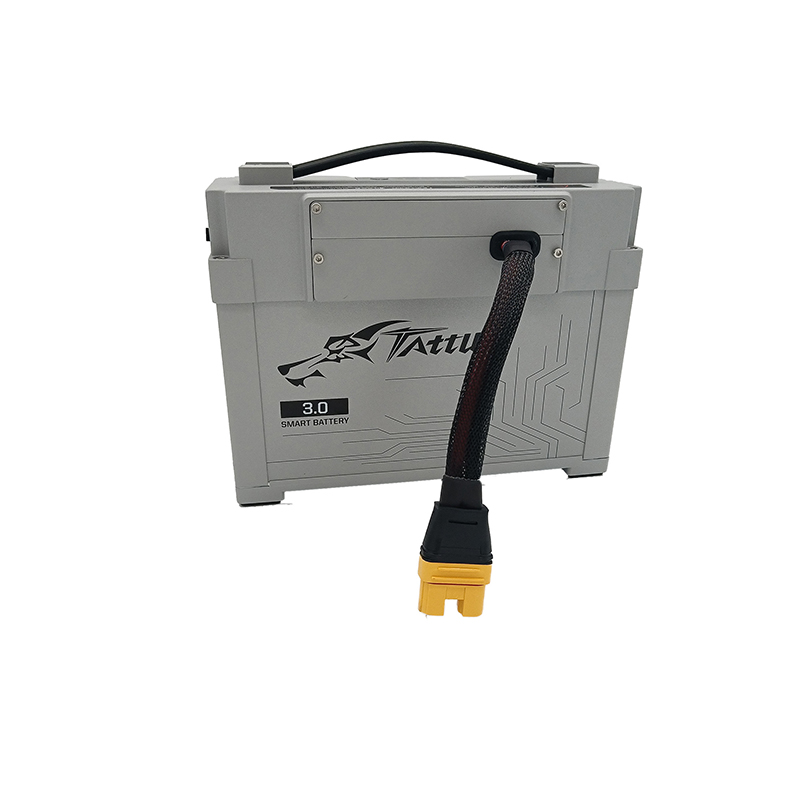 Tattu Minden közepes akkumulátor 22,2 V 6s 15c 16000mAh lítium -polimer akkumulátorral rendelkezik a mezőgazdasági permetezéshez drónhoz.