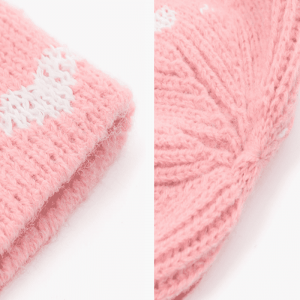 Fényvisszaverő fonal Jacquard kötött kalap