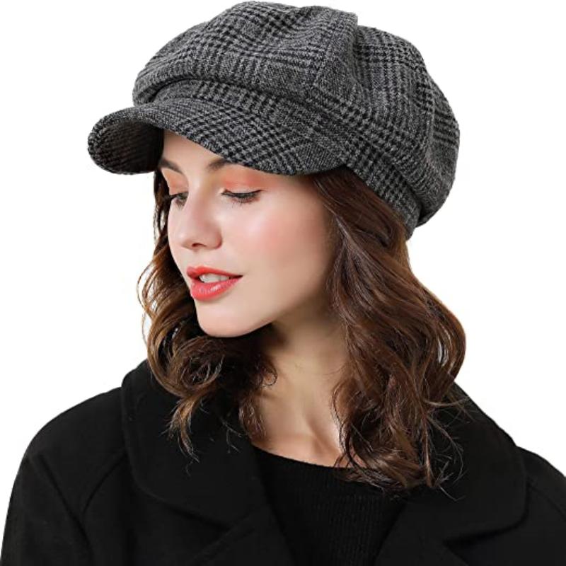 Nők Beret Newsboy kalap francia sapka klasszikus őszi tavaszi téli kalapok