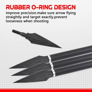 Elongarrow 125grain íjász nyílhegy széles hegy karbon nyílhegyhez