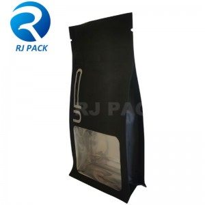 Gyermekálló, lapos alsó tasak ablakkal