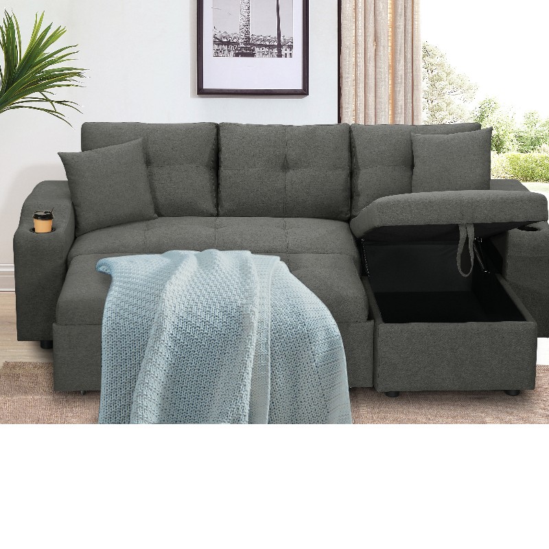 Szövetség CAISE szekcionált kanapénappali kanapé oszmánnal