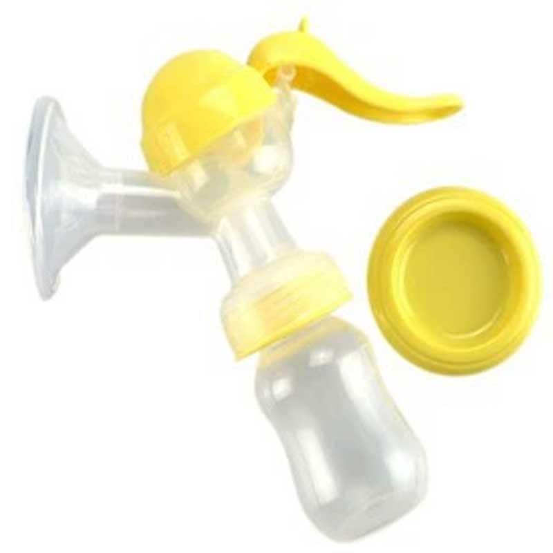 Hordozható szilikon kézi baba tejkivonó mellszivattyú BPA ingyenesnyomtatási minta higiéniai szoptató szivattyú
