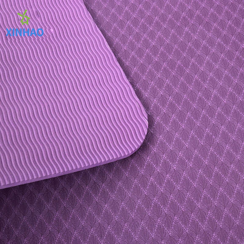 Nagykereskedelmi jóga szőnyeg vastagsága (4/6/8mm) fitnesz edzés Mat Környezetbarátnem csúszás TPE jóga szőnyegnagy sűrűségű, otthoni jóga, testmozgás, pilates.