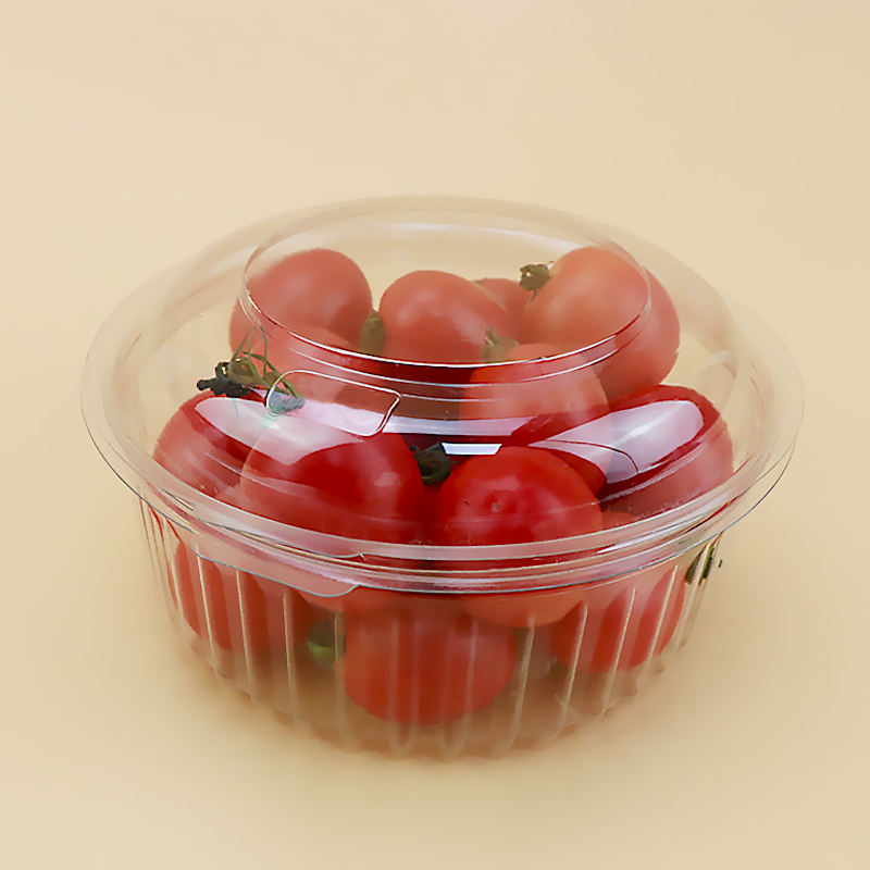 Műanyag eldobható átlátszó friss gyümölcstároló csomagoló tartály gyümölcsdoboz