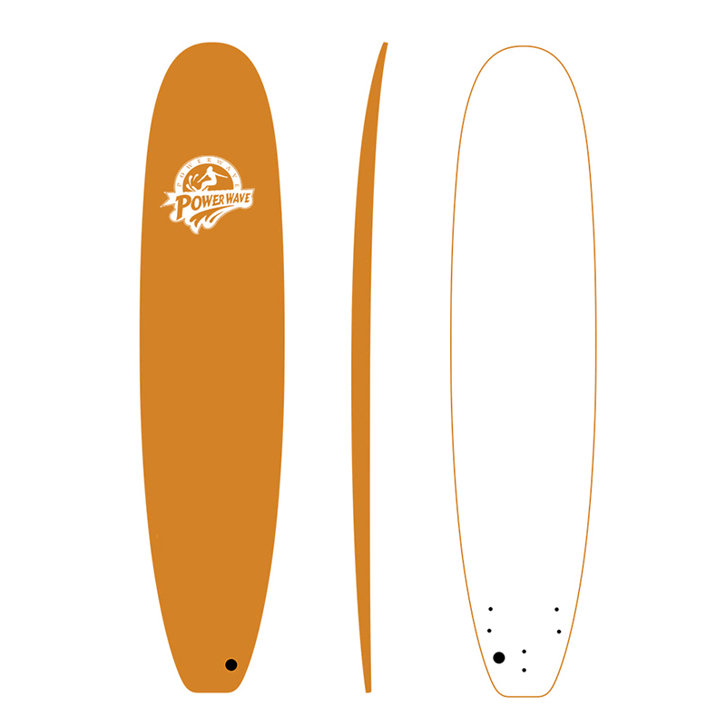 Narancssárga IXPE puha szörfdeszkák Kiváló minőségű, lágy felső szörfdeszkák