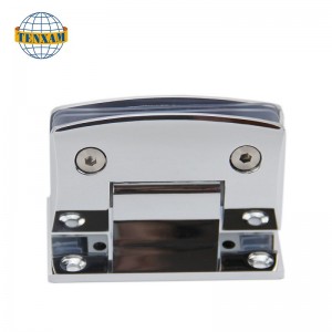 90 fokos falig az üvegajtó csuklópántás ZINC ötvözet fürdőszoba üveg zuhany csuklópánt