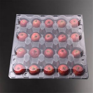 Kisállat átlátszó műanyag kagyló gyümölcscsomagoló doboz tiszta gyümölcs edény