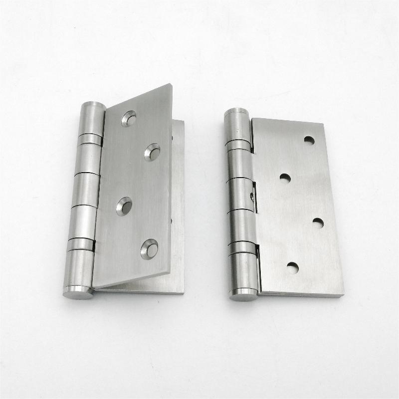 HN002 Kiváló minőségű rozsdamentes acél ajtó csuklópántok 4 hüvelykesnégyzet alakú sarok zsanér 2 csomag