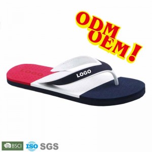 Testreszabott logó kültérinyári strandnagykereskedelmi forró értékesítési férfiak PVC szíj alkalmi komfort sport Eva Flip flops flipflops papucs