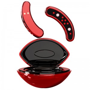 EMS&Red Light Eye Beauty Masszázs műszer, otthoni használatú szépségszemű ráncok masszírozó eszköz rezgés masszírozó LED -es szempapírok RF Eye Beauty Instrument Finom Lines eltávolításához