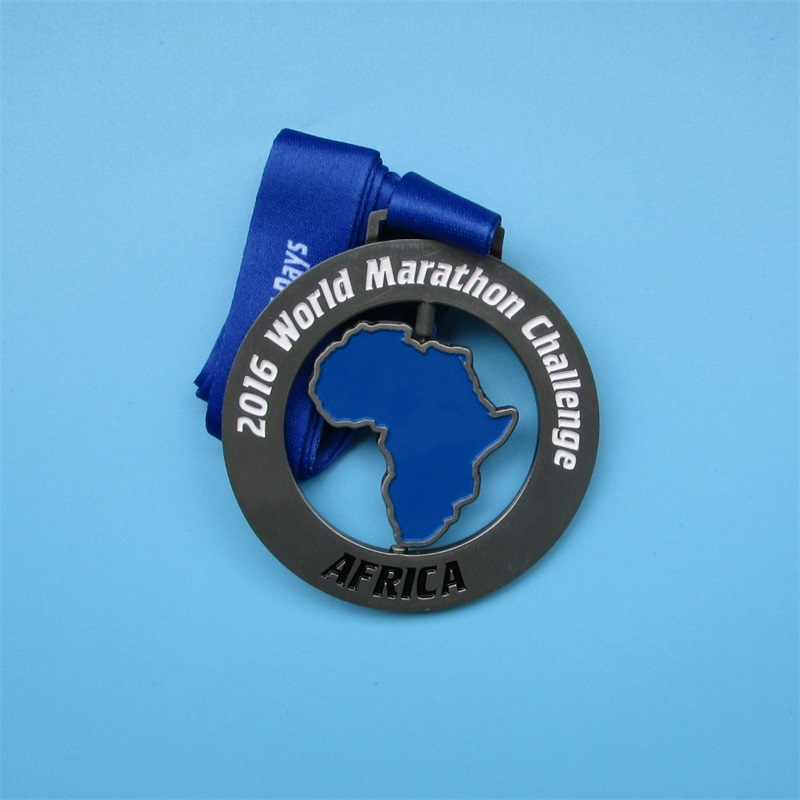 2016 -os World Marathon Challenge Medal