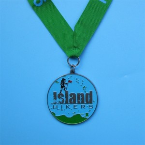 Cink ötvözet die casting túra érmesnylon szalag érmék