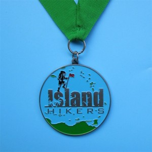 Cink ötvözet die casting túra érmesnylon szalag érmék