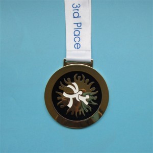 Gyártó egyedi, kiváló minőségű fém 3D maratoni sportérmet