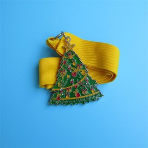 Karácsonyi emlékérem Karácsonyi fém ünnepi ajándék