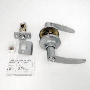 7302 Adatvédelmi ajtó fogantyú cserélhető reteszelével, az összes fémajtó kar -zárak hálószobához és a fürdőszobához