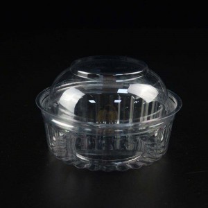 10oz újrahasznosítható műanyag eldobható gyümölcs saláta tál