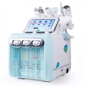 Hidrogén -oxigén Facialbeauty Machine 6, 1 H2O2 multifunkcionális kis buborék arccal hidratáló szépségszerző szakma bőrfiatalítás kis buborékkészülék