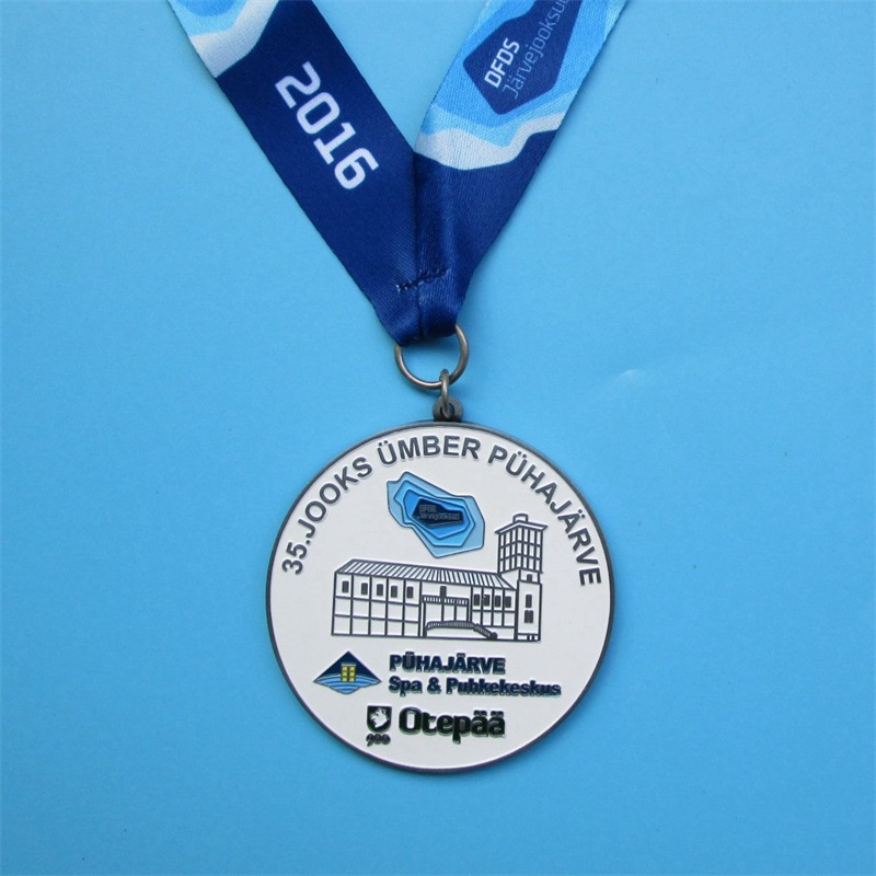 Kombinált kihívás érmék egyedi futball labdarúgó röplabda futó fém sportérmet